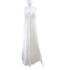 Wishlist Ivory Textured Maxi Dress - Size M
